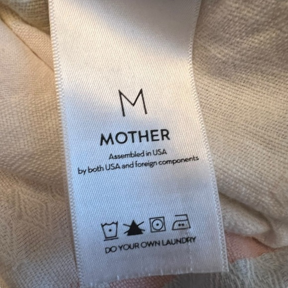 MOTHER - Off The Shoulder Belle Top in Sweet Southern Trouble Pastel Stipe Sz M - Picture 5 of 8